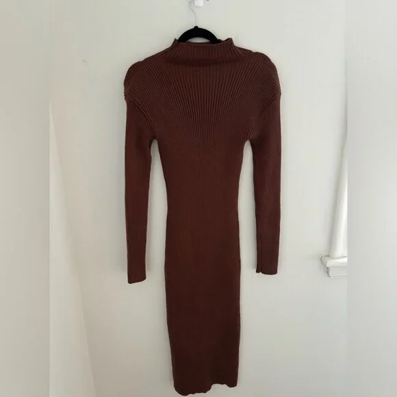 ASTR the Label Long Sleeve Turtleneck Sweater Dress - Picture 9 of 11